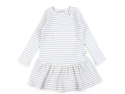 Petit Piao spring blue stribet kjole